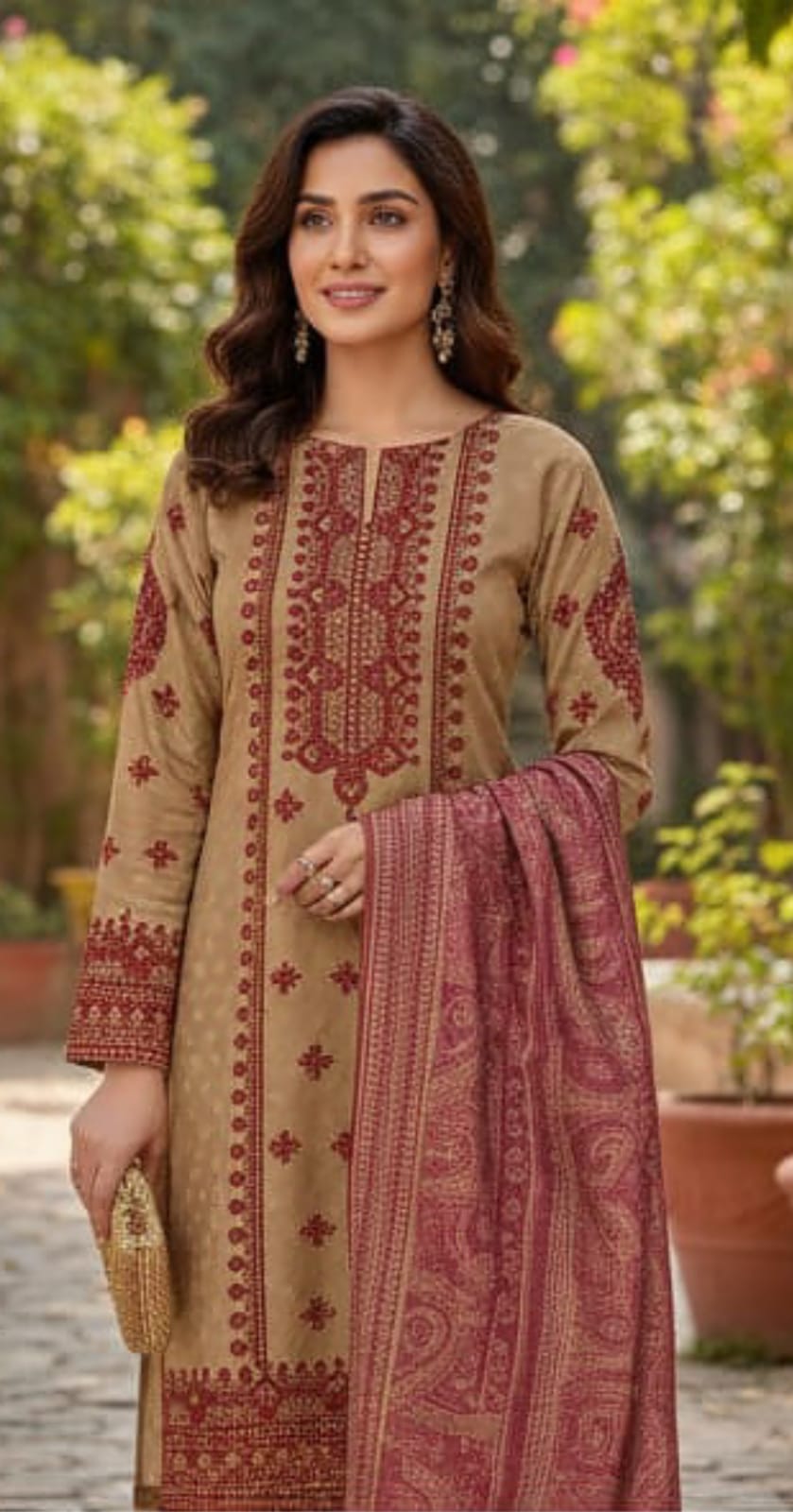 Dhanak Self Print Computer Chickenkari