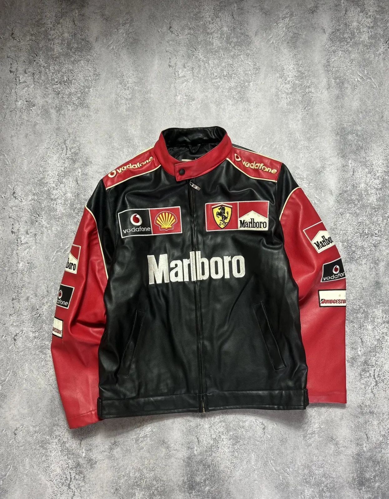 Ferrari Marlboro Racing Leather Jacket