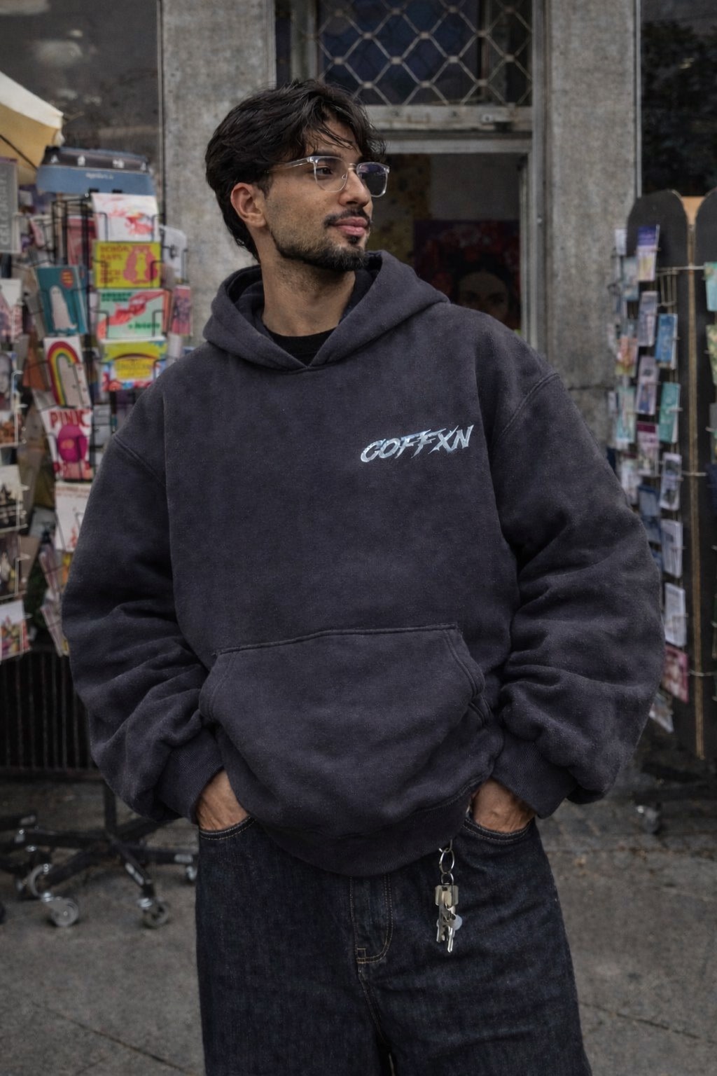 Skull Graphic Hoodie 500 GSM