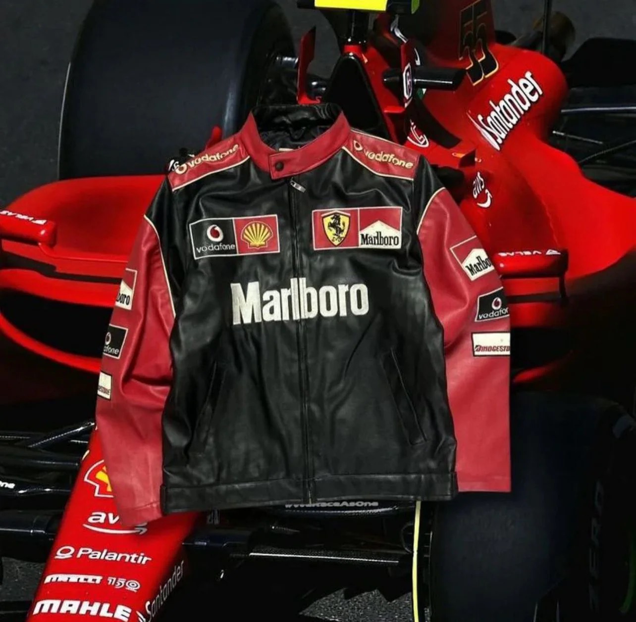 Ferrari Marlboro Racing Leather Jacket