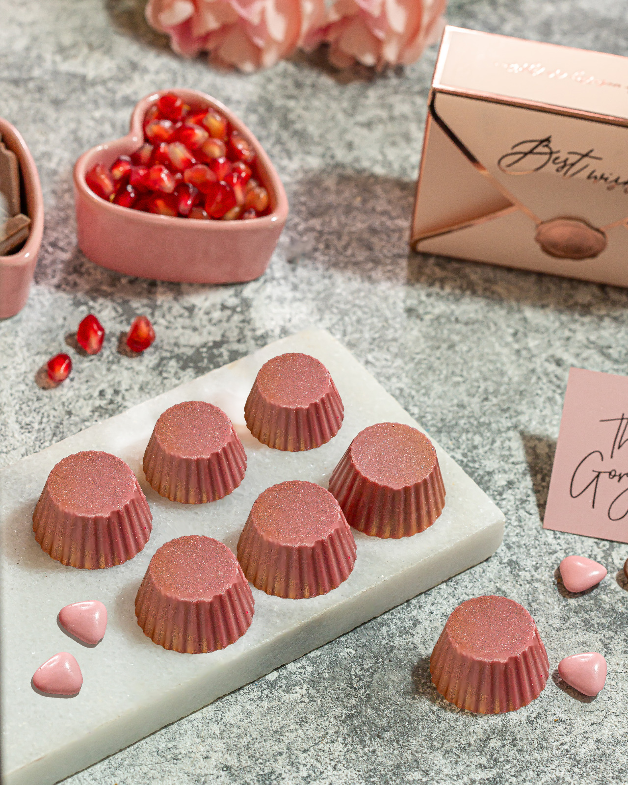 Pomegranate Paradise, Pack of 6 pieces