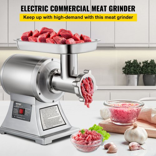 VEVOR Hachoir à Viande électrique 850w, Broyeur à Viande commercial, Type 90800