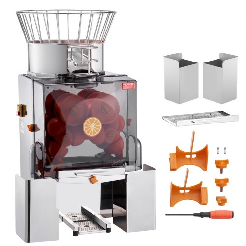 VEVOR Presse-Agrumes Électrique Commercial 120 W Extracteur  Automatique 25 Oranges/min 