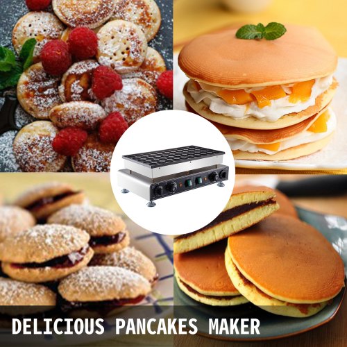 VEVOR Machine à Gateau aux Oeufs NP-543, Machine à Gaufre 1,7 kW