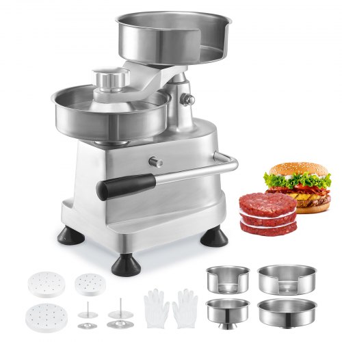 VEVOR Presse à Hamburger Commerciale 100/130/150 mm de Diamètre 