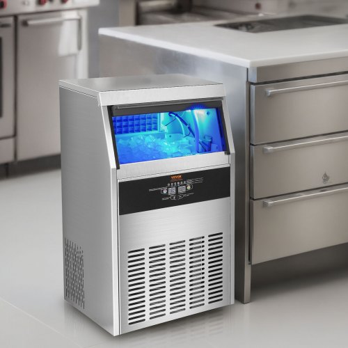 VEVOR Machine à Glaçons Commerciale 47 kg/24 h 