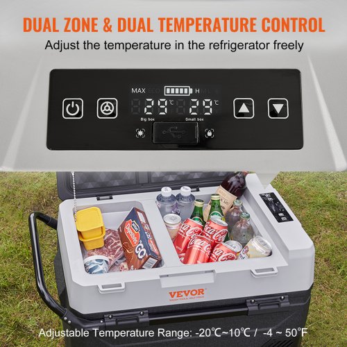 VEVOR Glacière Électrique Portable de 53 L 