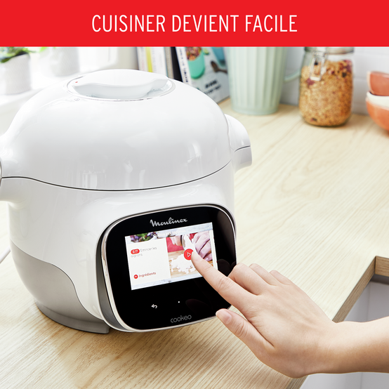 Cookeo Touch Mini, Multicuiseur connecté, 3L (2 pers.), écran tactile