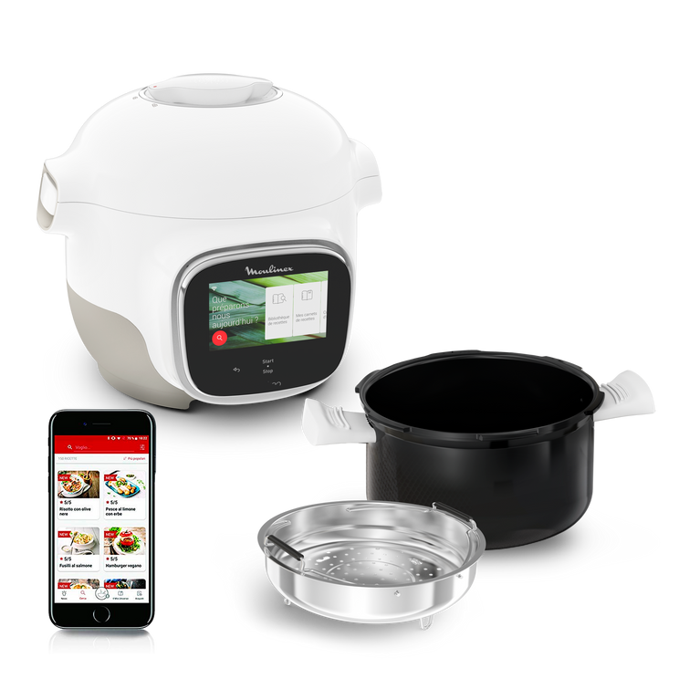 Cookeo Touch Mini, Multicuiseur connecté, 3L (2 pers.), écran tactile