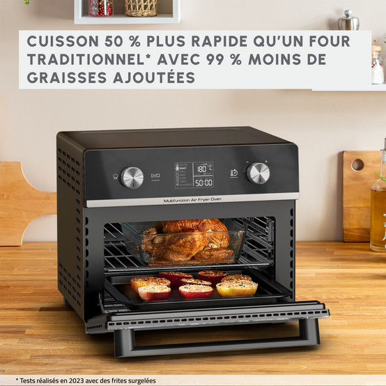 Easy Fry, Friteuse à air, 20 L, Air Fryer, 10 programmes