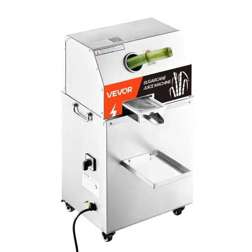 VEVOR Extracteur de Jus de Canne à Sucre Électrique 800 W Presse-Canne à Sucre 300 kg par heure 