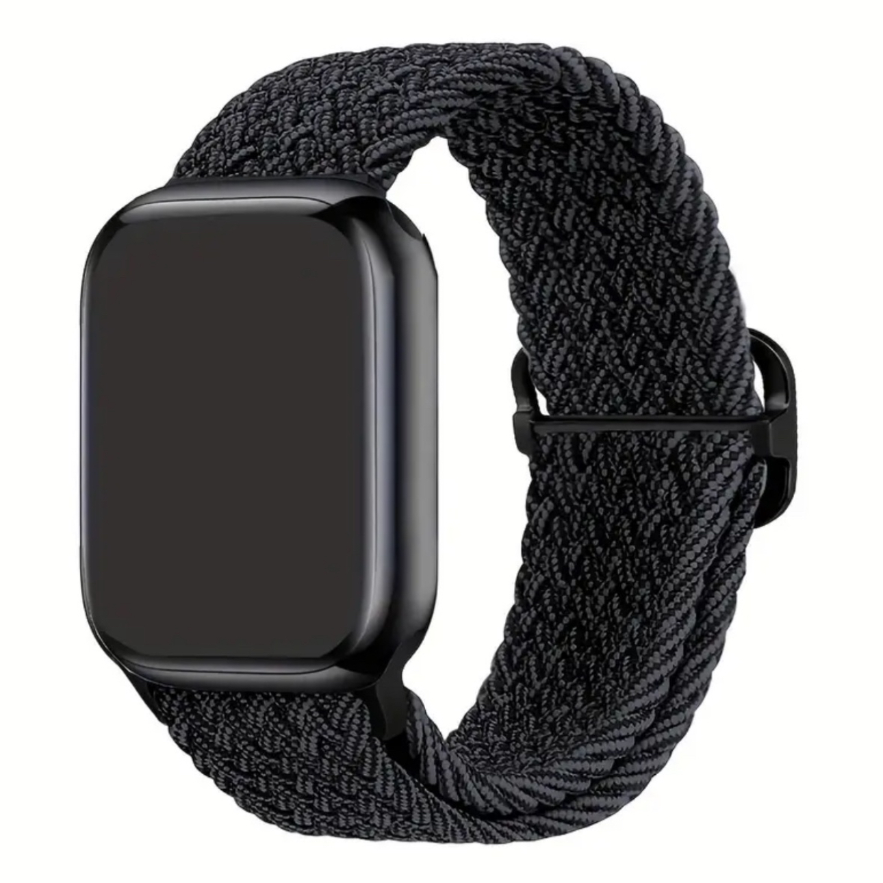 Graphite Black Braided Strap