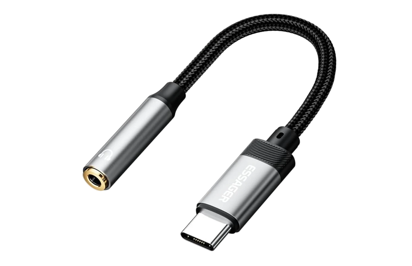 Essager USB C to 3.5mm Audio Adaptor 