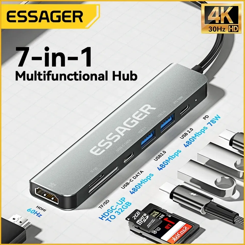 Essager 7-in-1 Hub