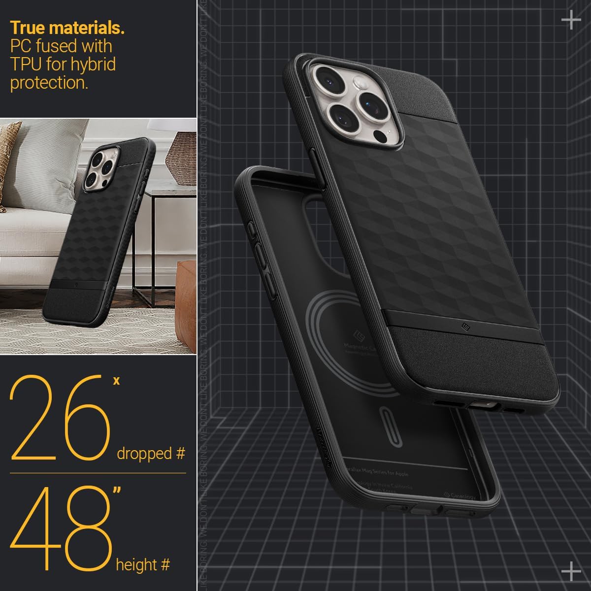 Caseology Parallax Mag (iPhone 15 Pro Max) 