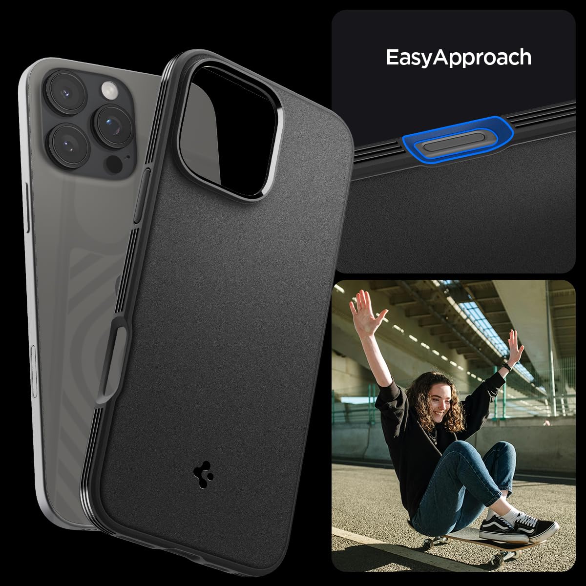 Spigen Essential Sand Blast｜Matte Black