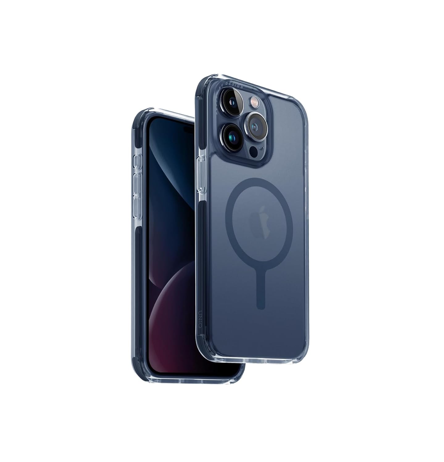 UNIQ Combat MagClick (SmokeBlue) (iPhone 15 Pro Max)