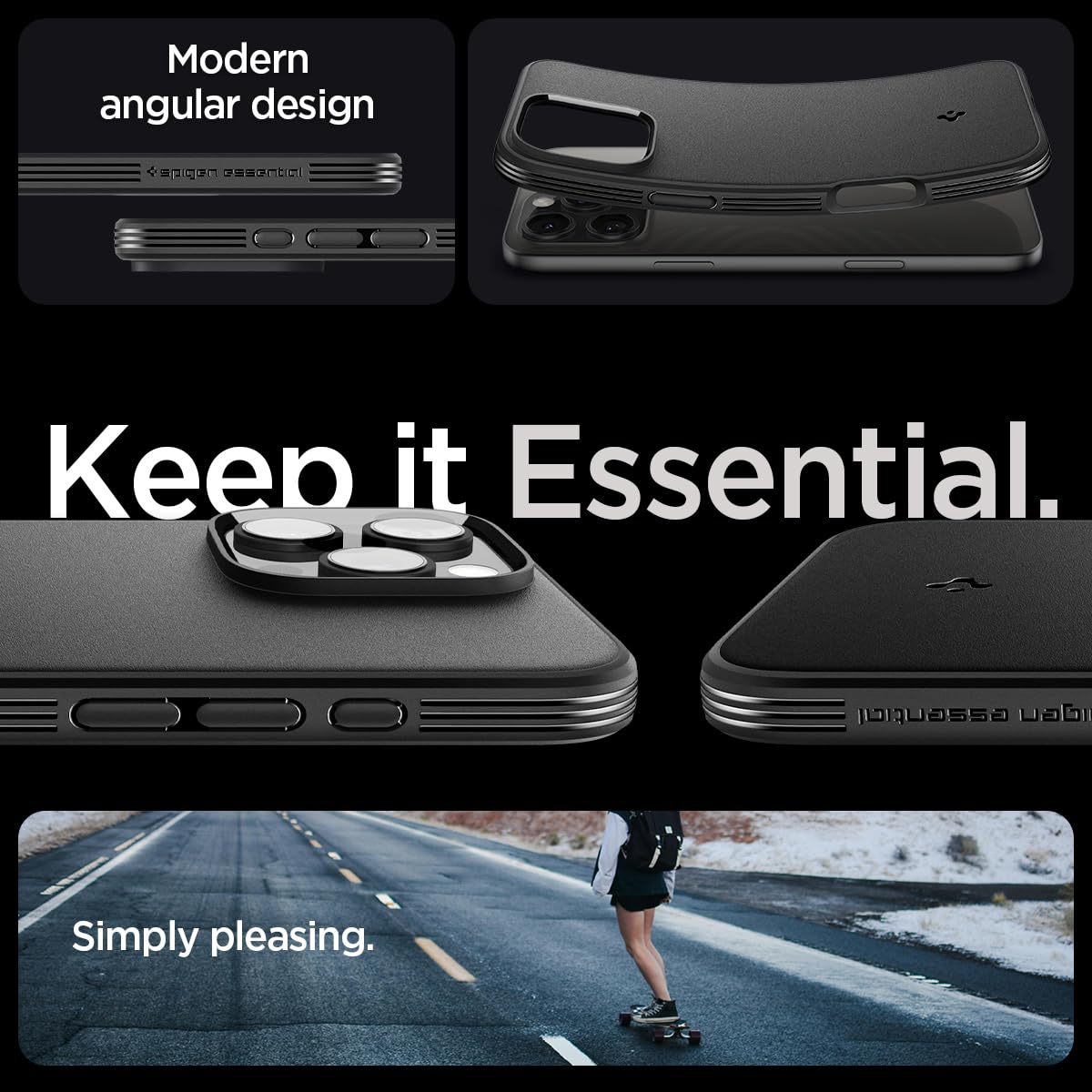 Spigen Essential Sand Blast｜Matte Black