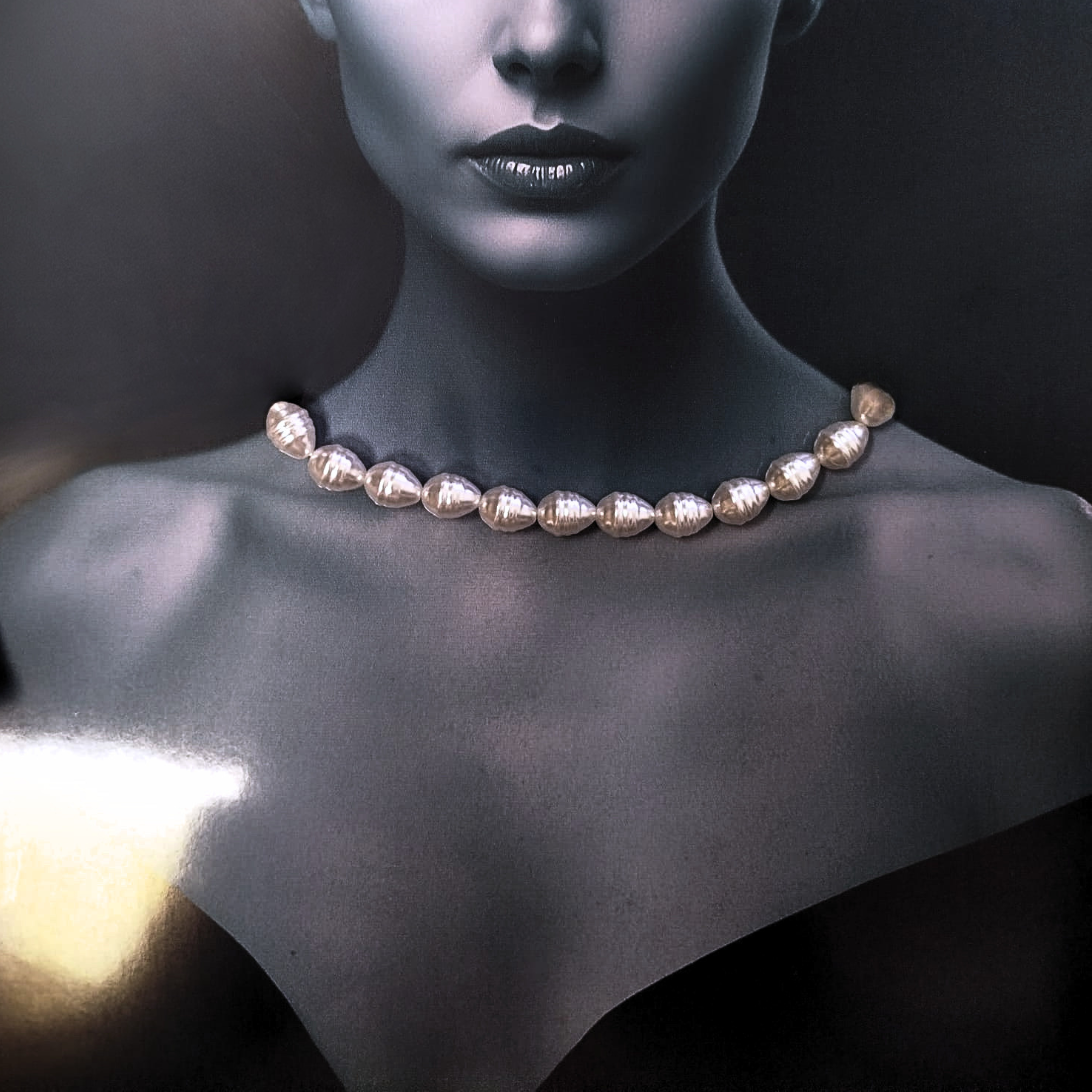 Collar de perlas clásico