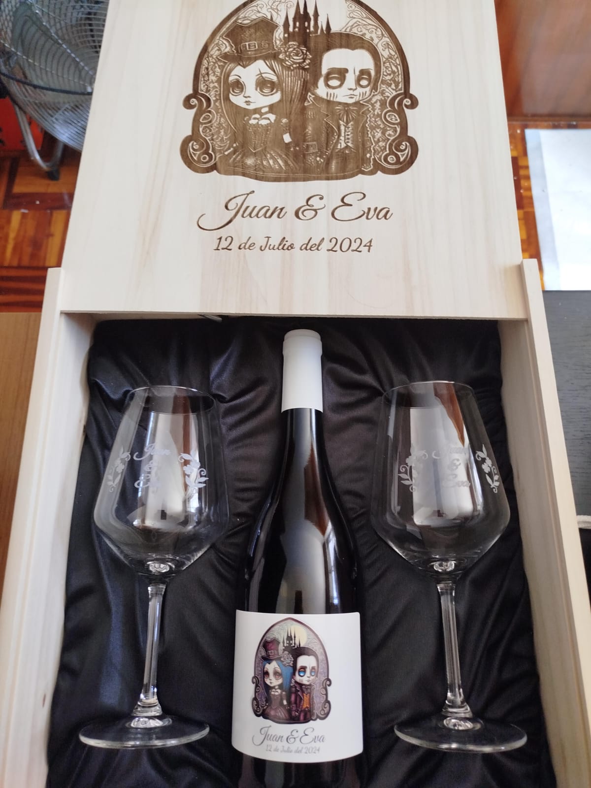 Set de vino personalizado