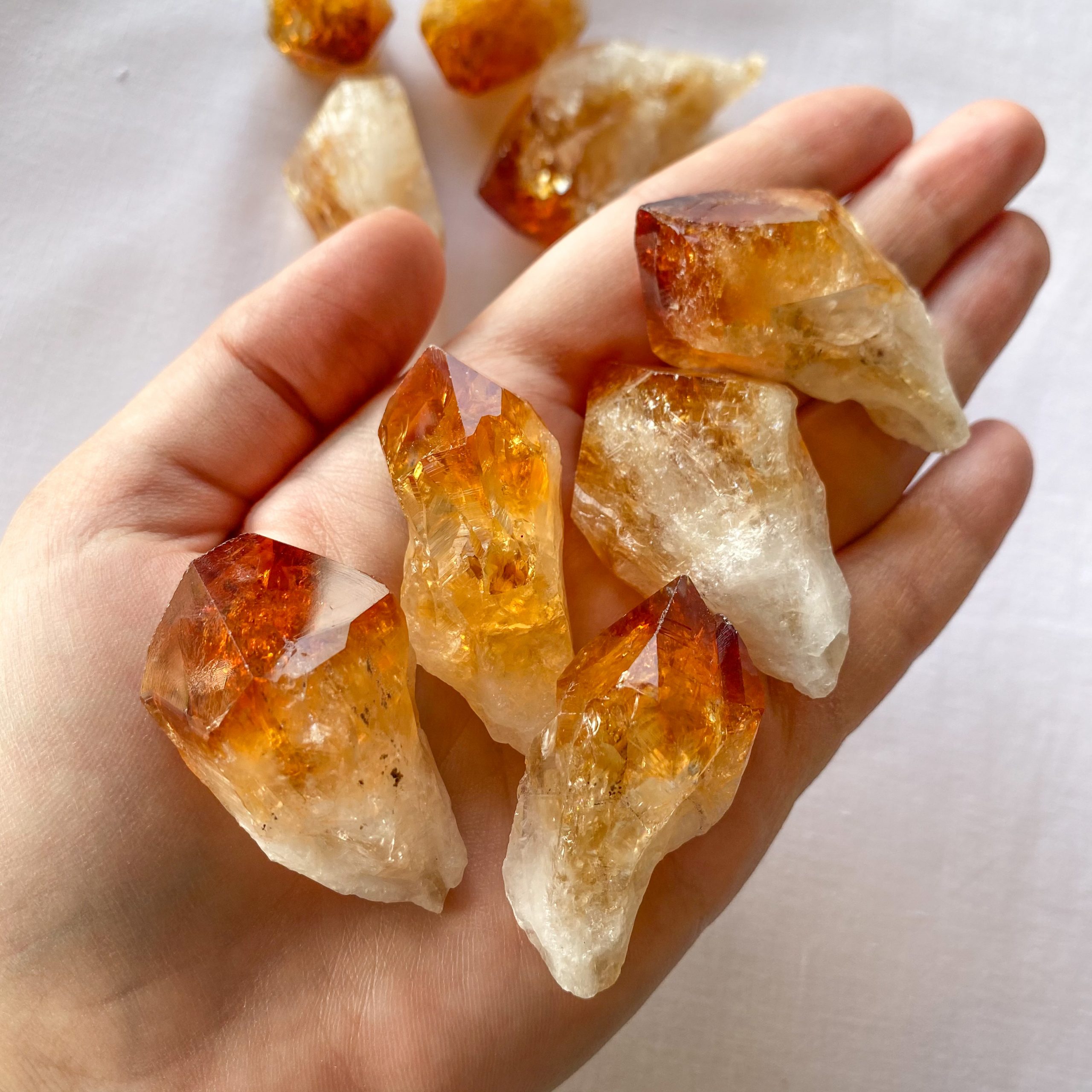 Cristales de citrina