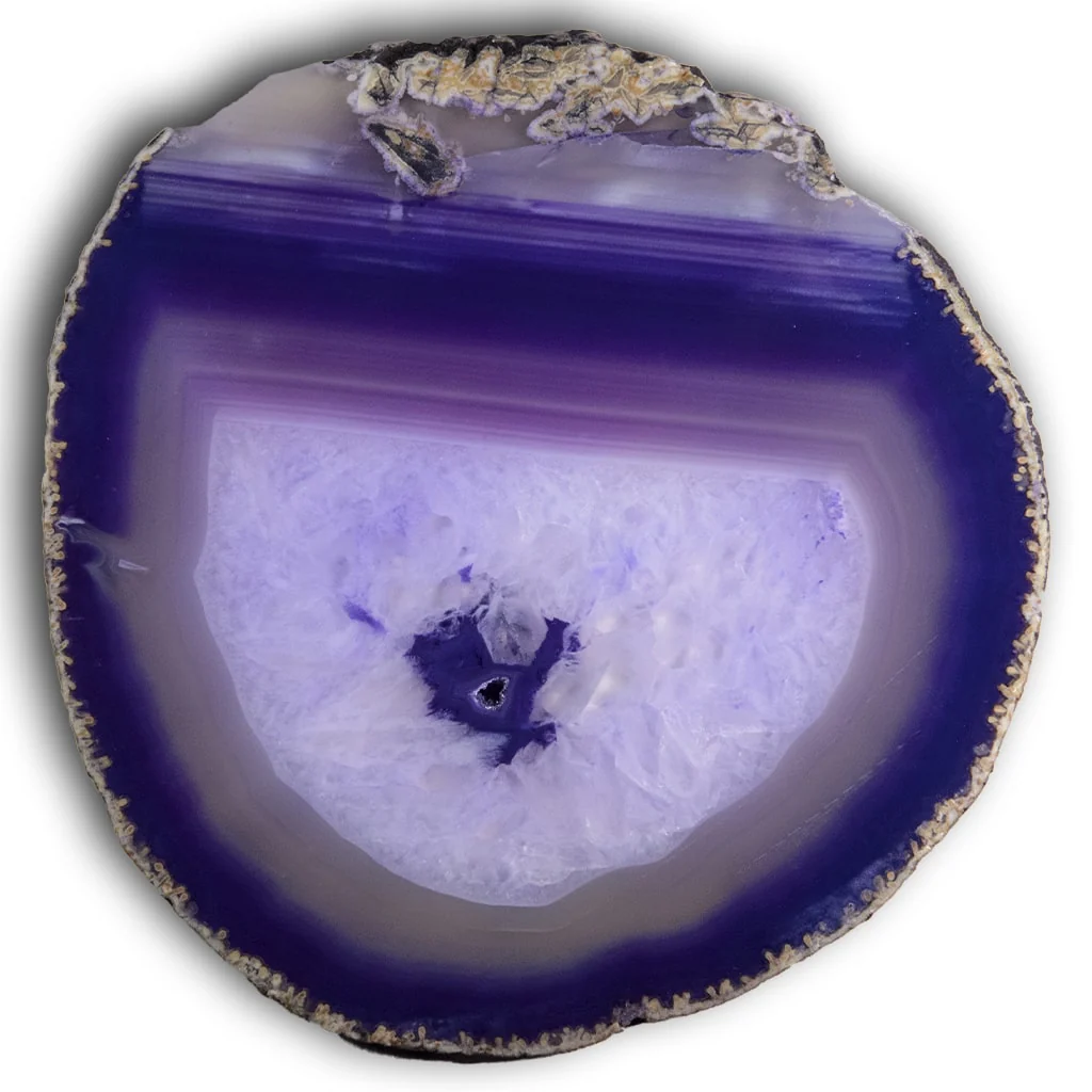 Geoda de Ágata Morada