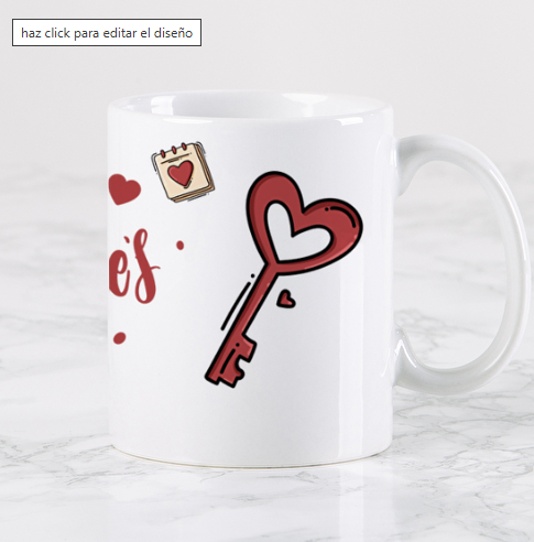 Taza de San Valentín