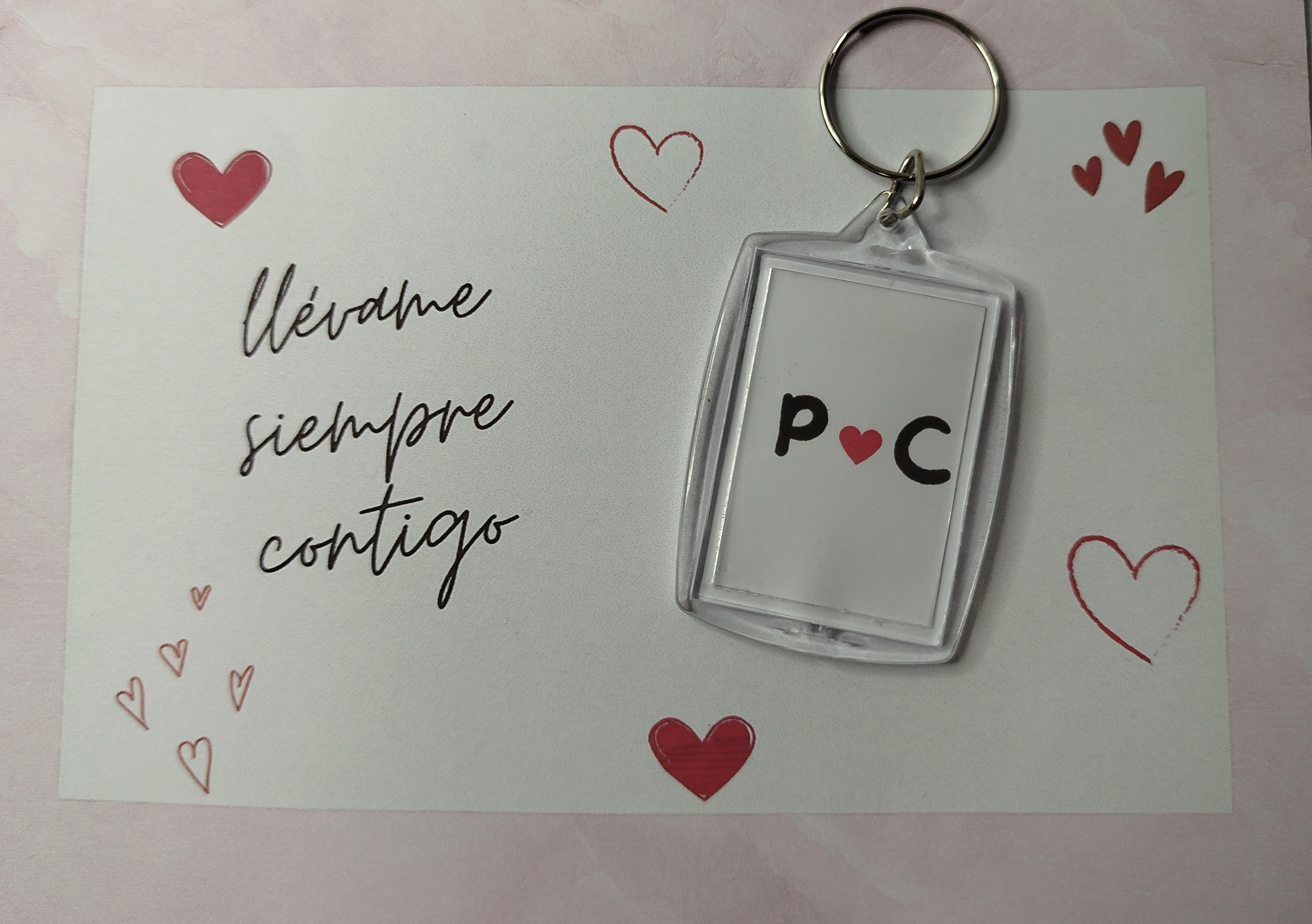 Llavero personalizado acrílico
