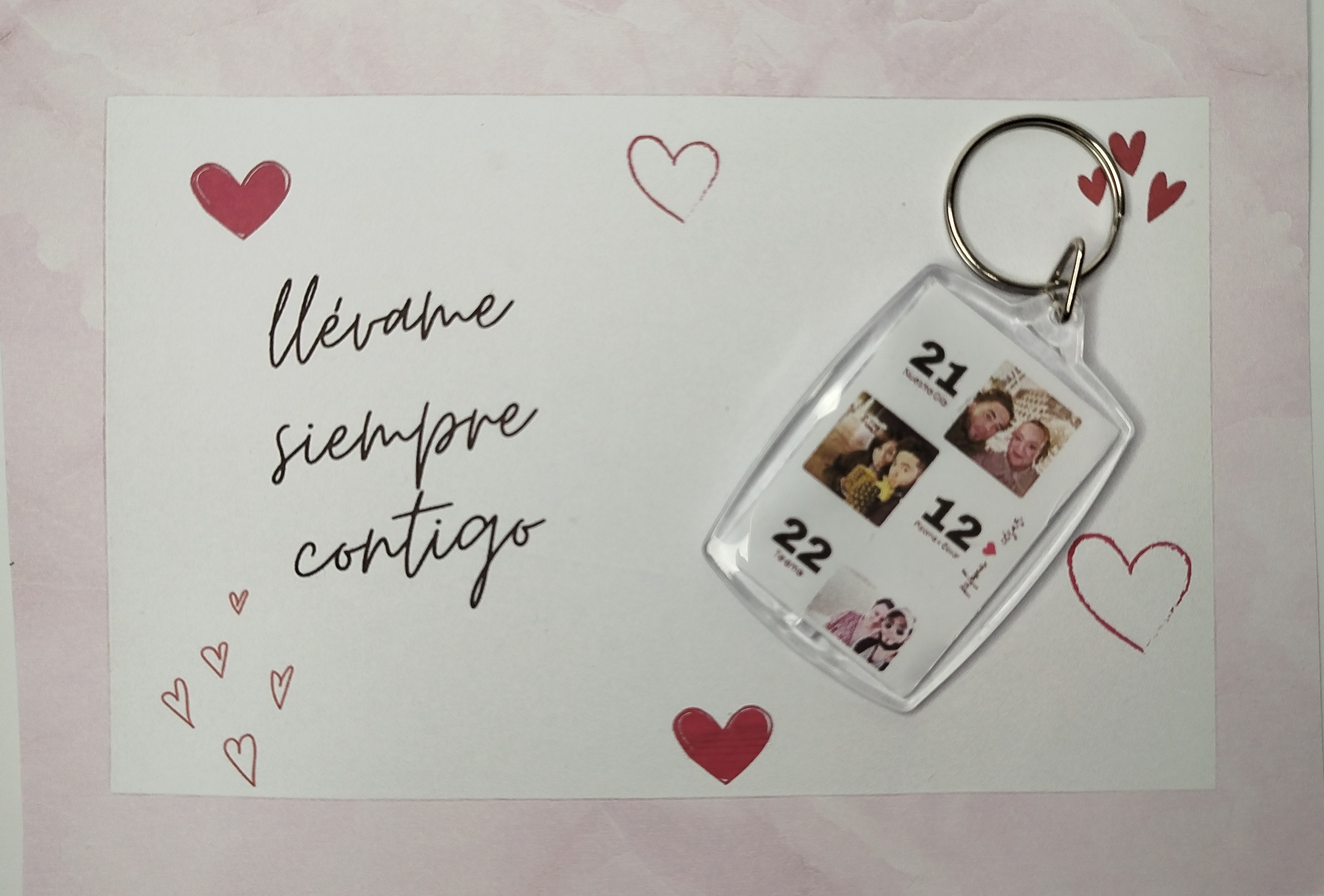 Llavero personalizado acrílico