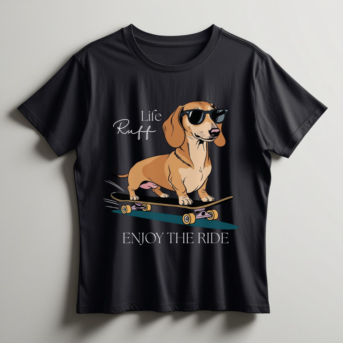 Camiseta perro skater