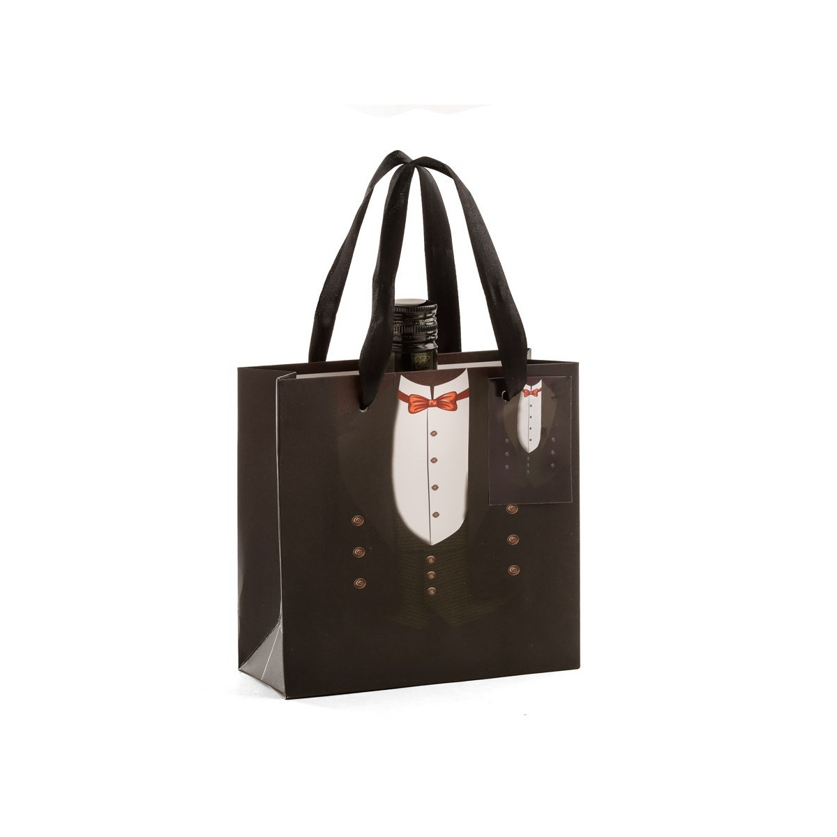 Bolsa para botella diseño elegante