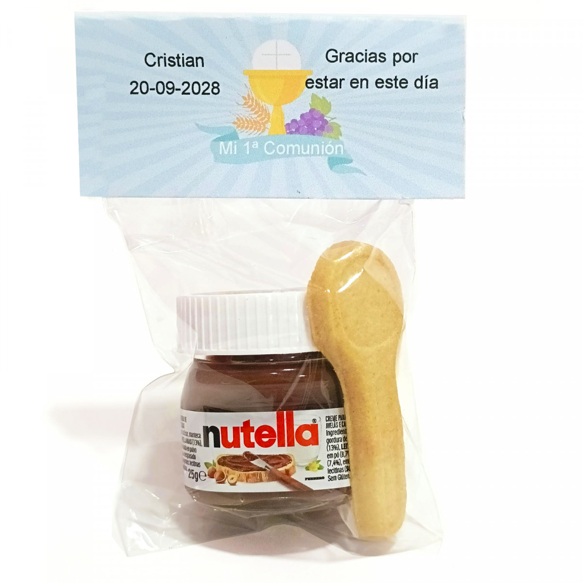 Detalle Nutella Comunión