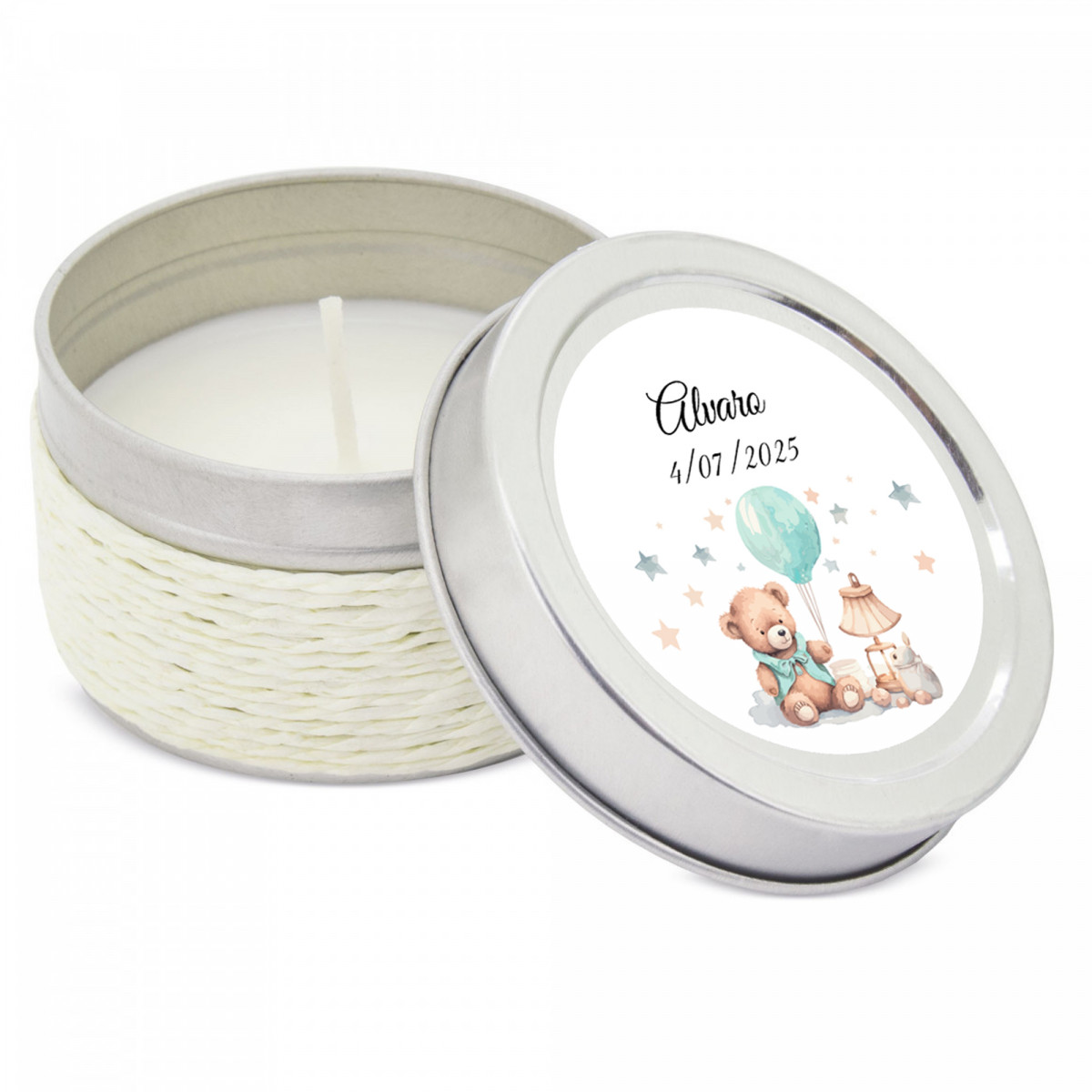 Vela personalizada para bebé