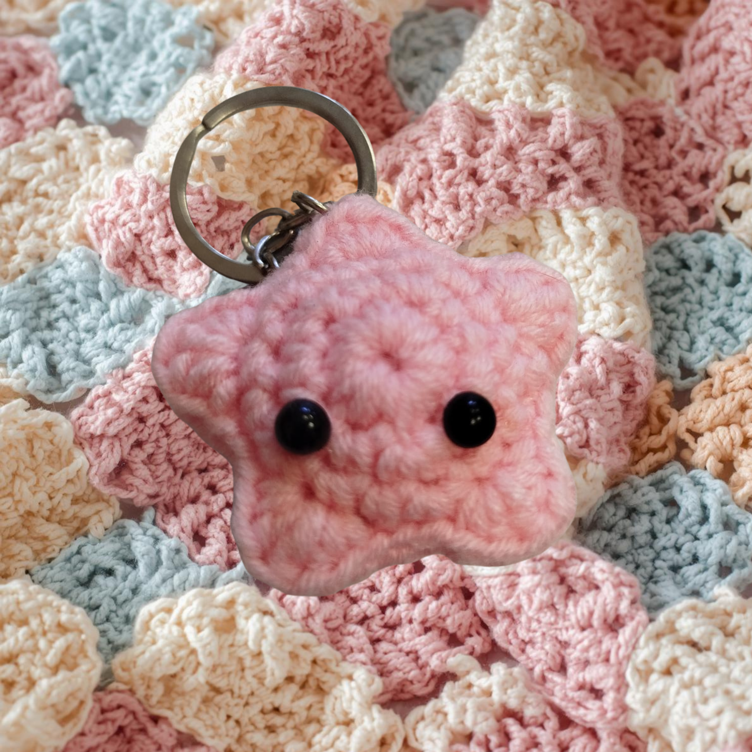 Llavero de estrella Rosa