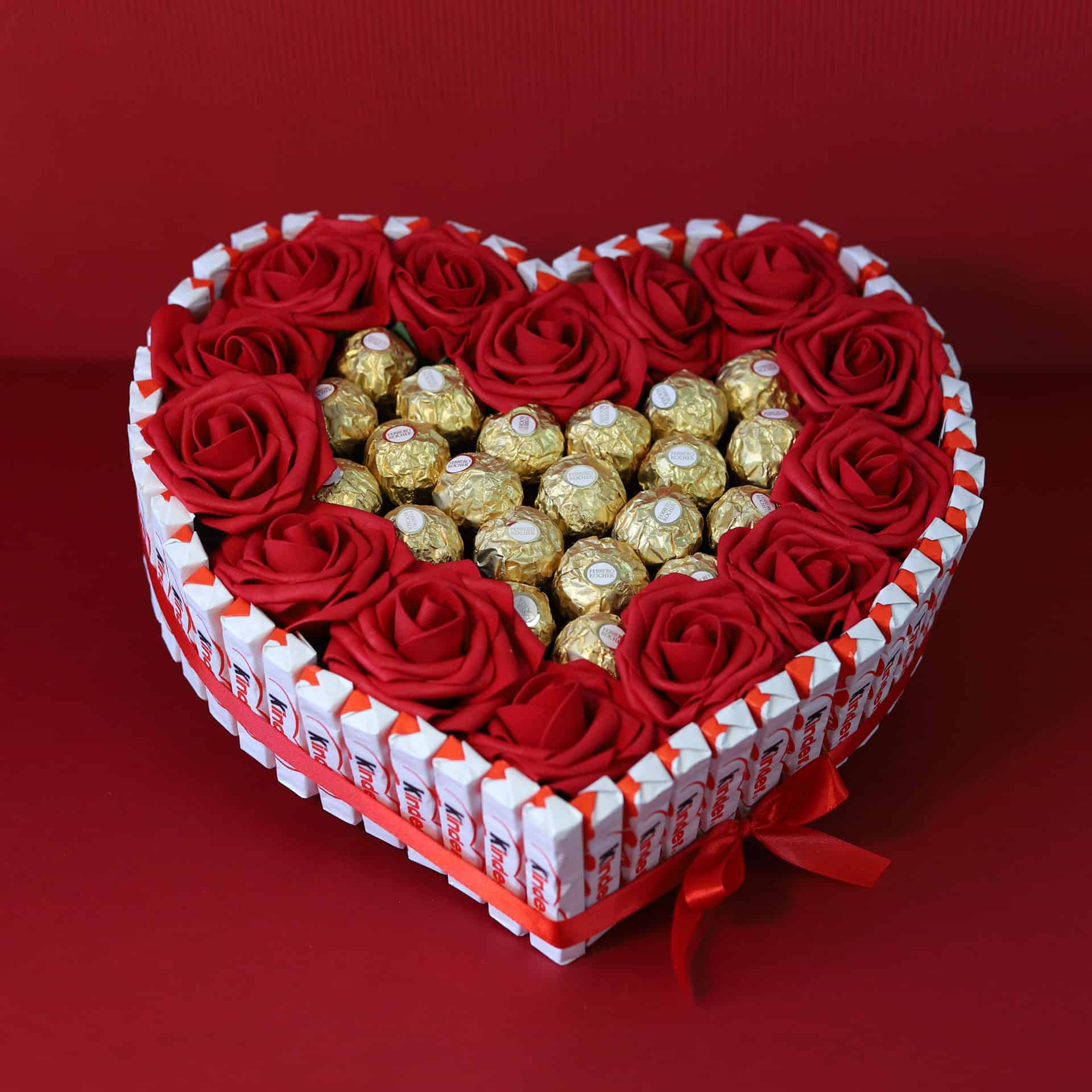 Caja de regalo en forma de corazón