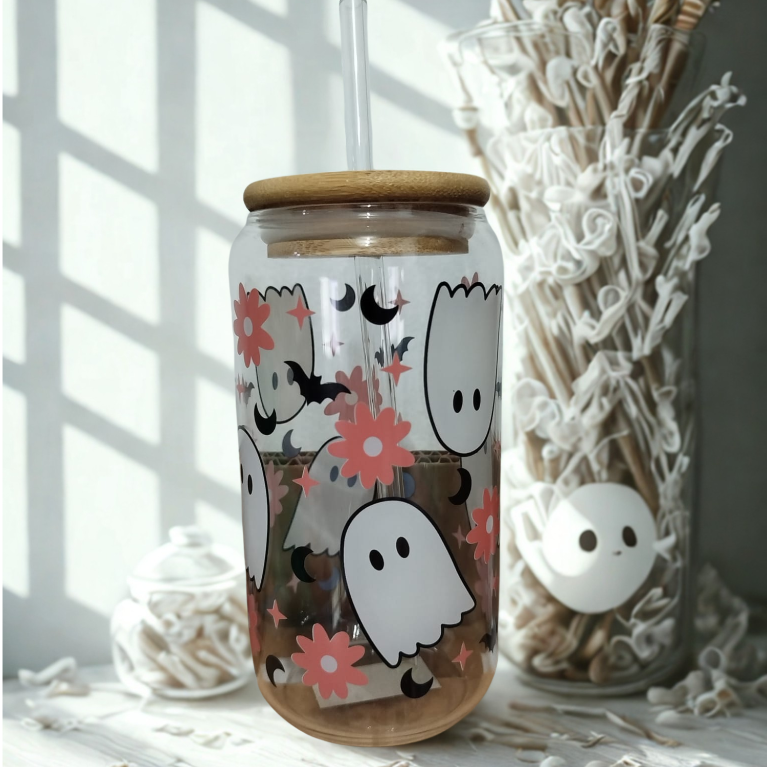 Vaso de Cristal “Fantasmitas” 👻✨