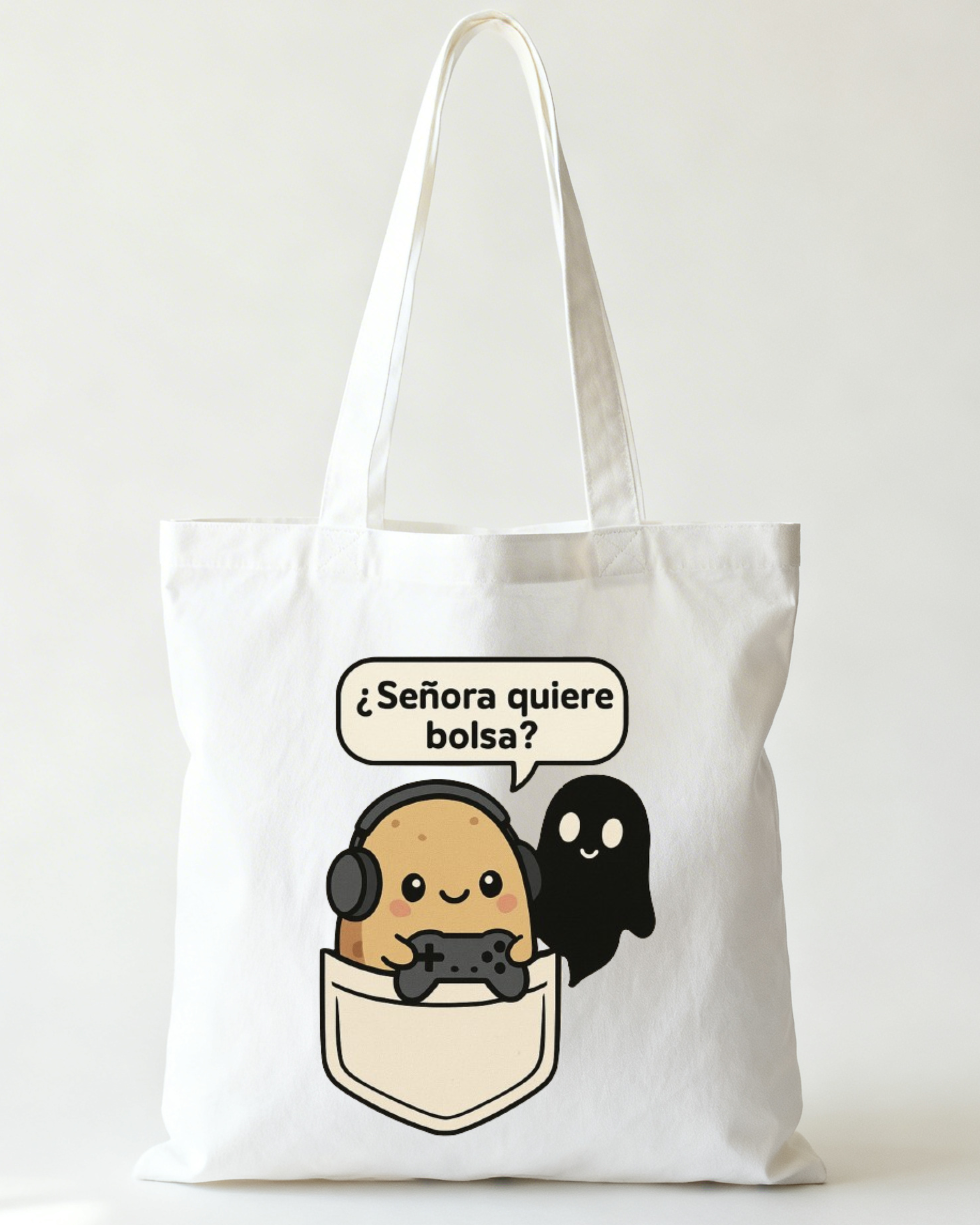 Tote Bag patatil ¿Señora quiere bolsa?
