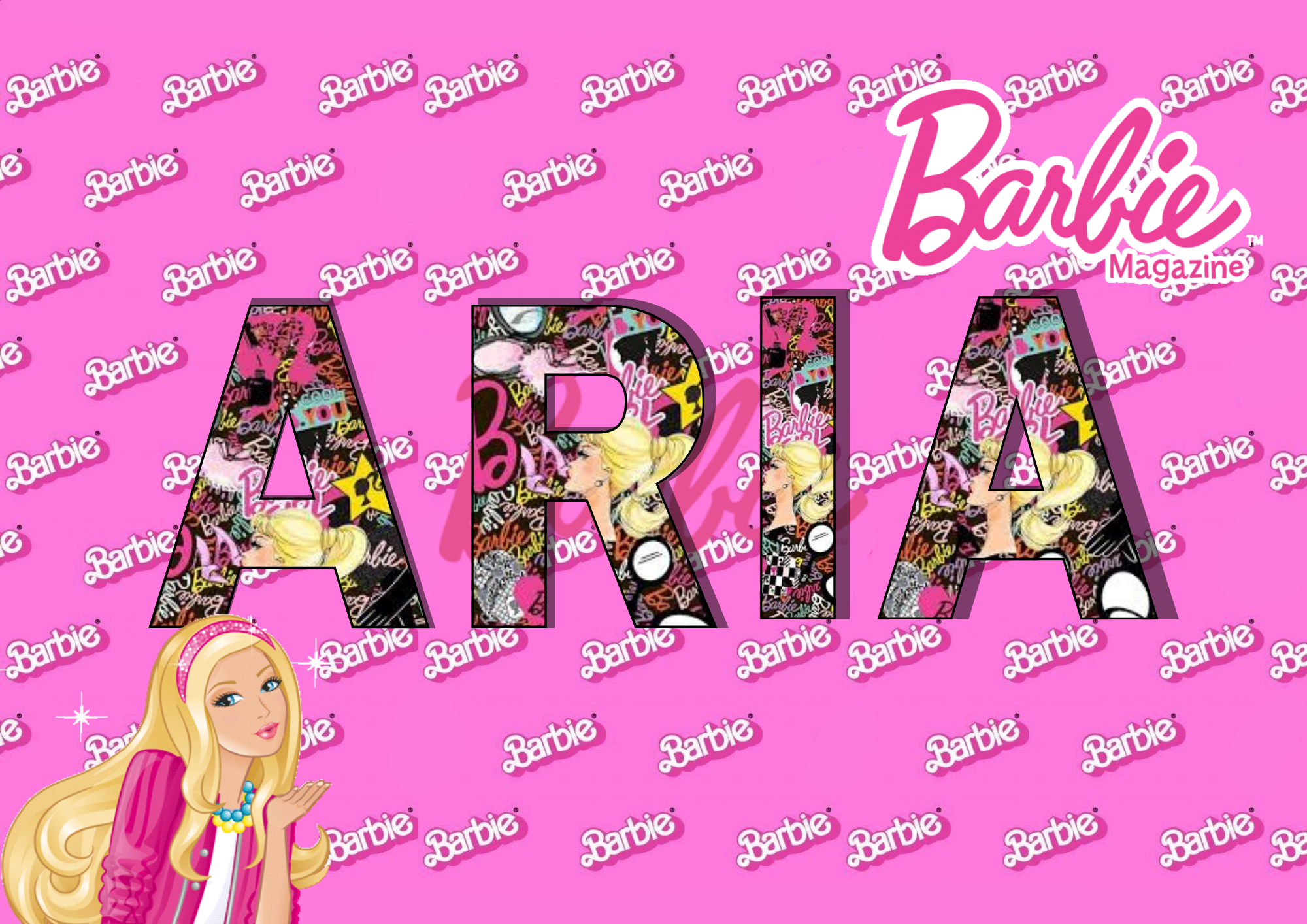 Lámina Barbie