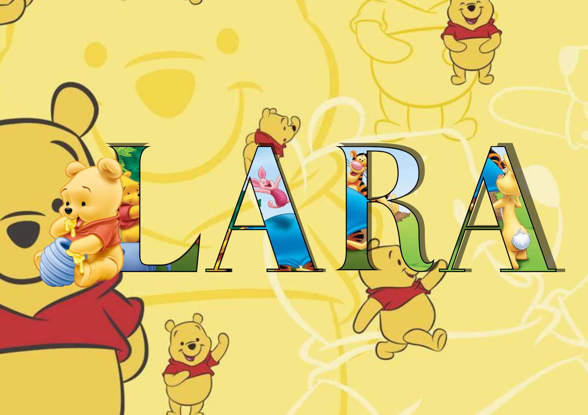 Lámina Winnie Pooh