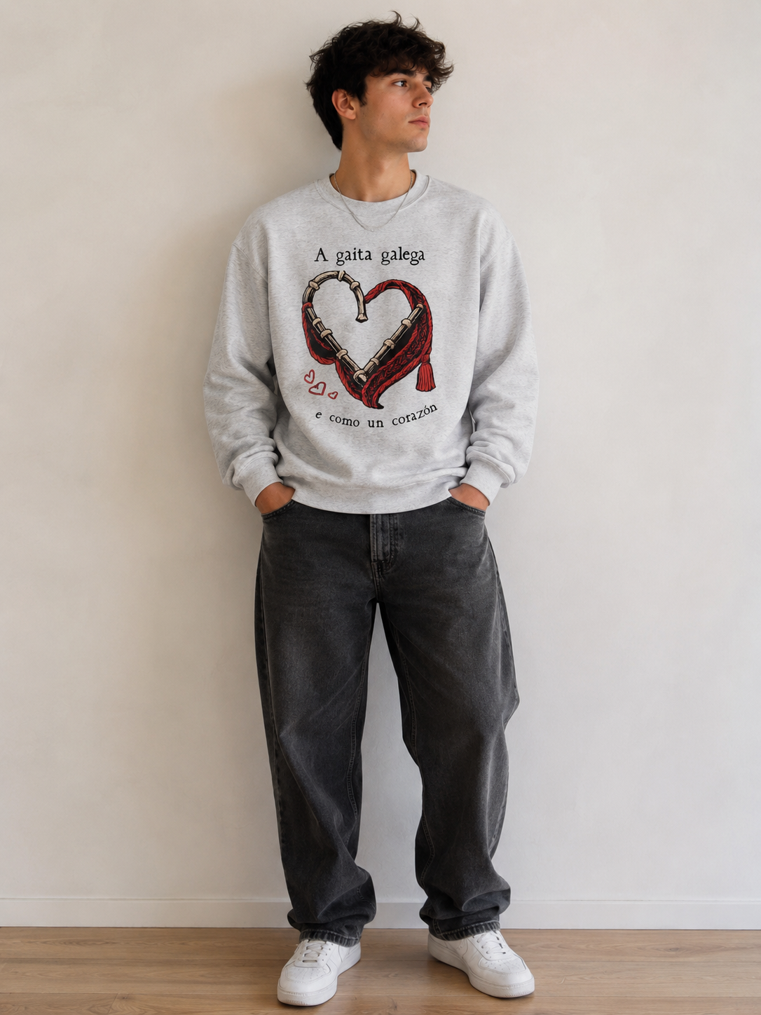 Sudadera Gallega Corazón