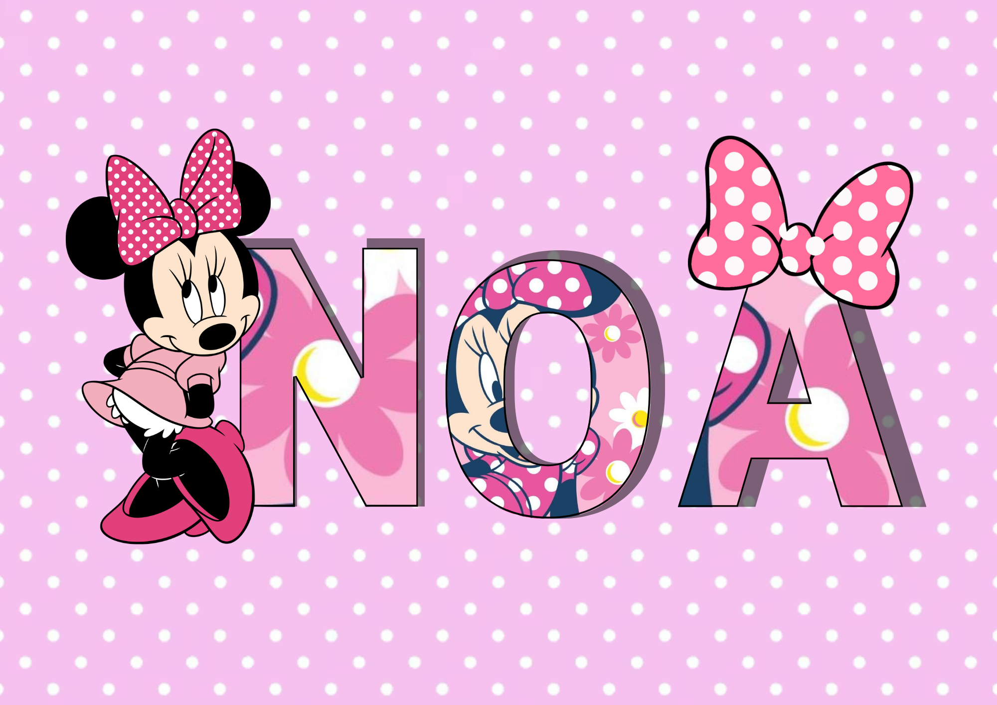 Lámina Minnie
