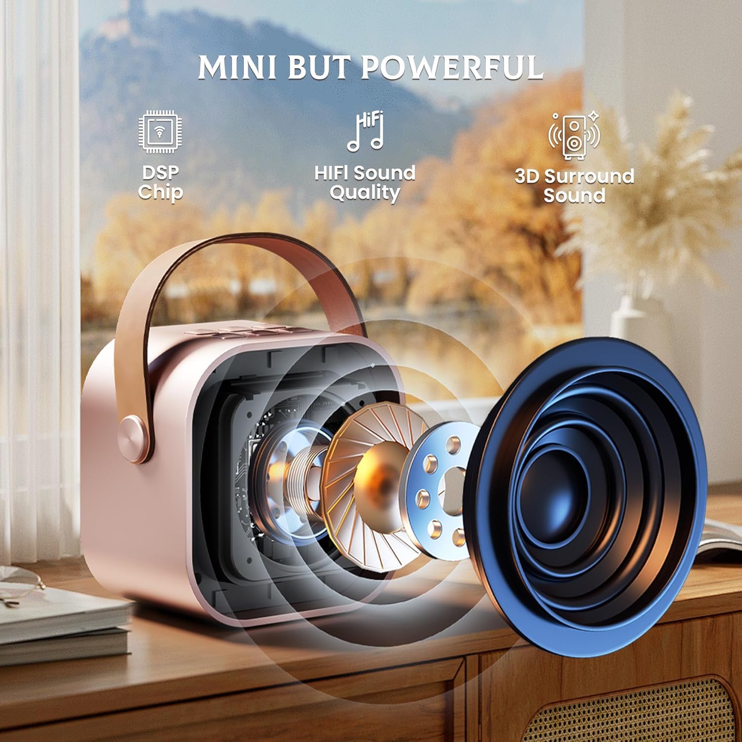 Portable Karaoke Speaker with Microphone