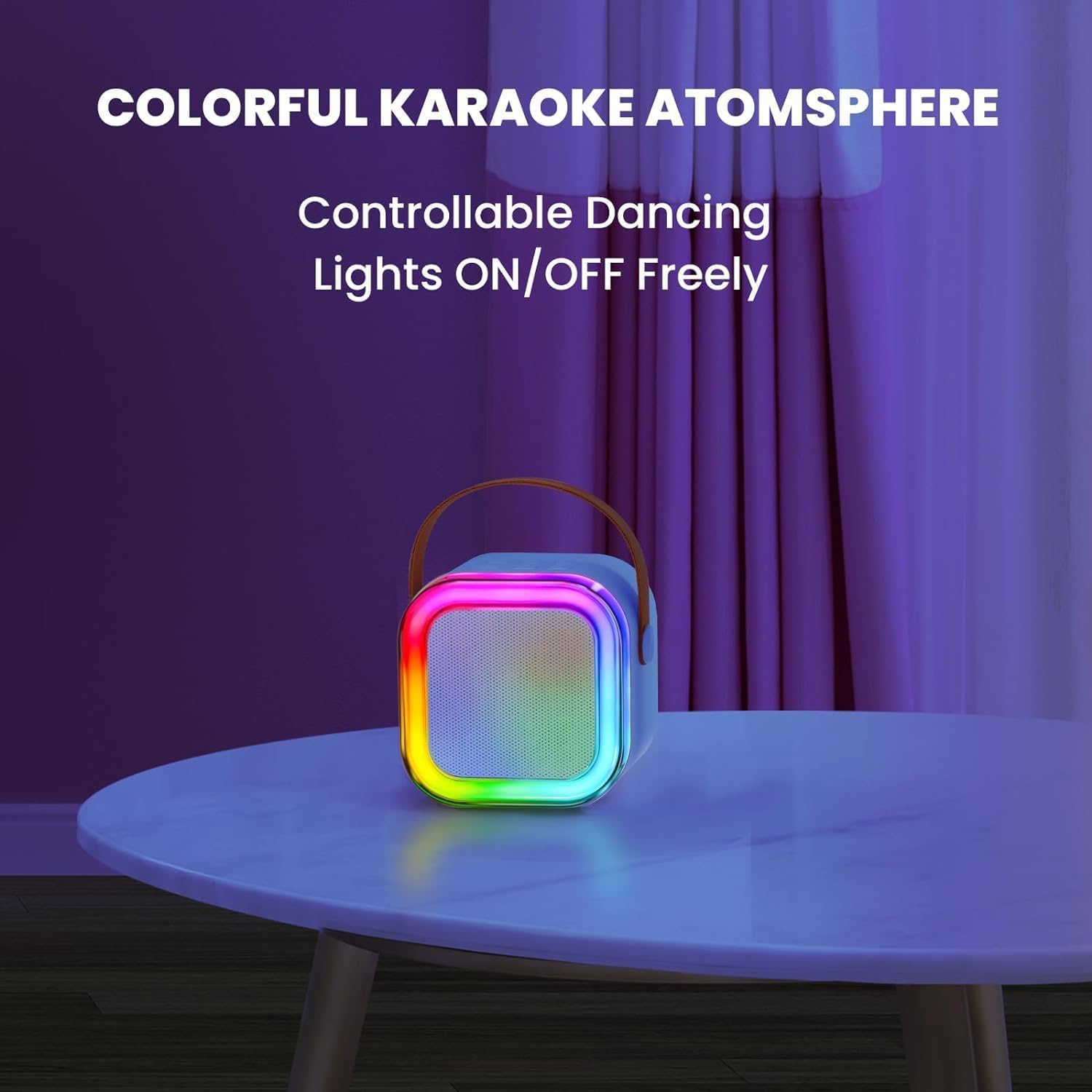 Portable Karaoke Speaker with Microphone