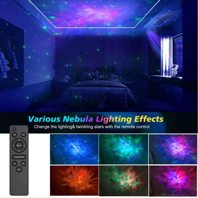 Starry Night Light Astronaut Projector