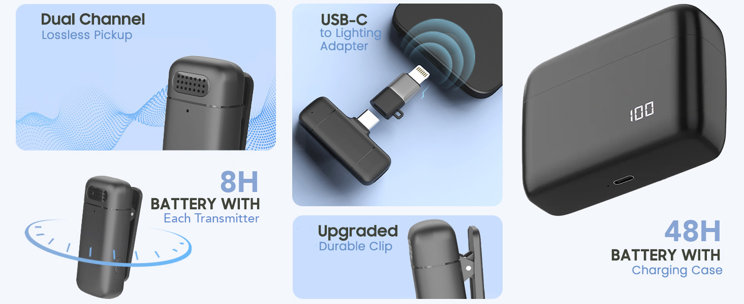 Wireless Microphone Set