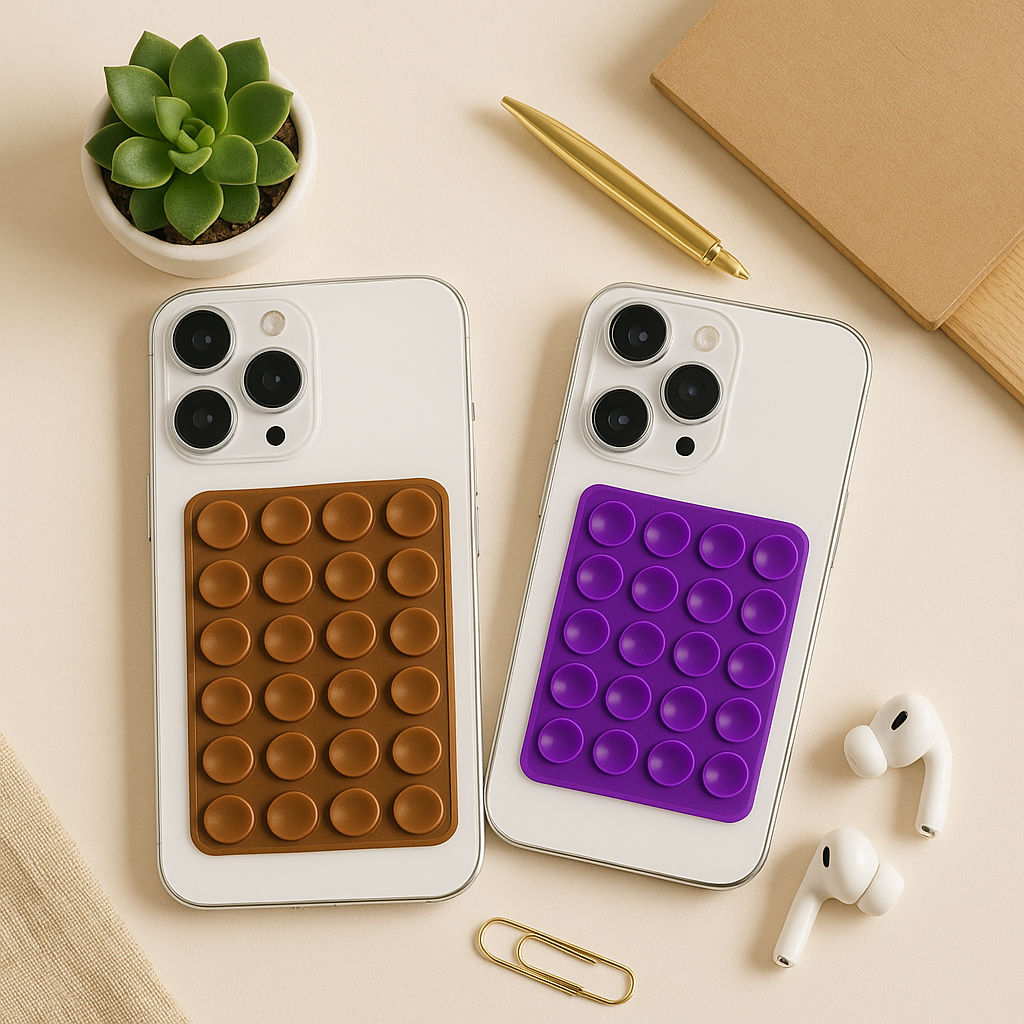 Double Sided Silicone Suction Phone Mount