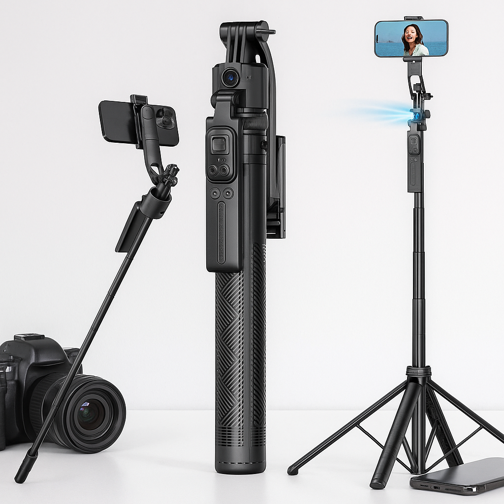 AI Face Tracking Selfie Stick Tripod
