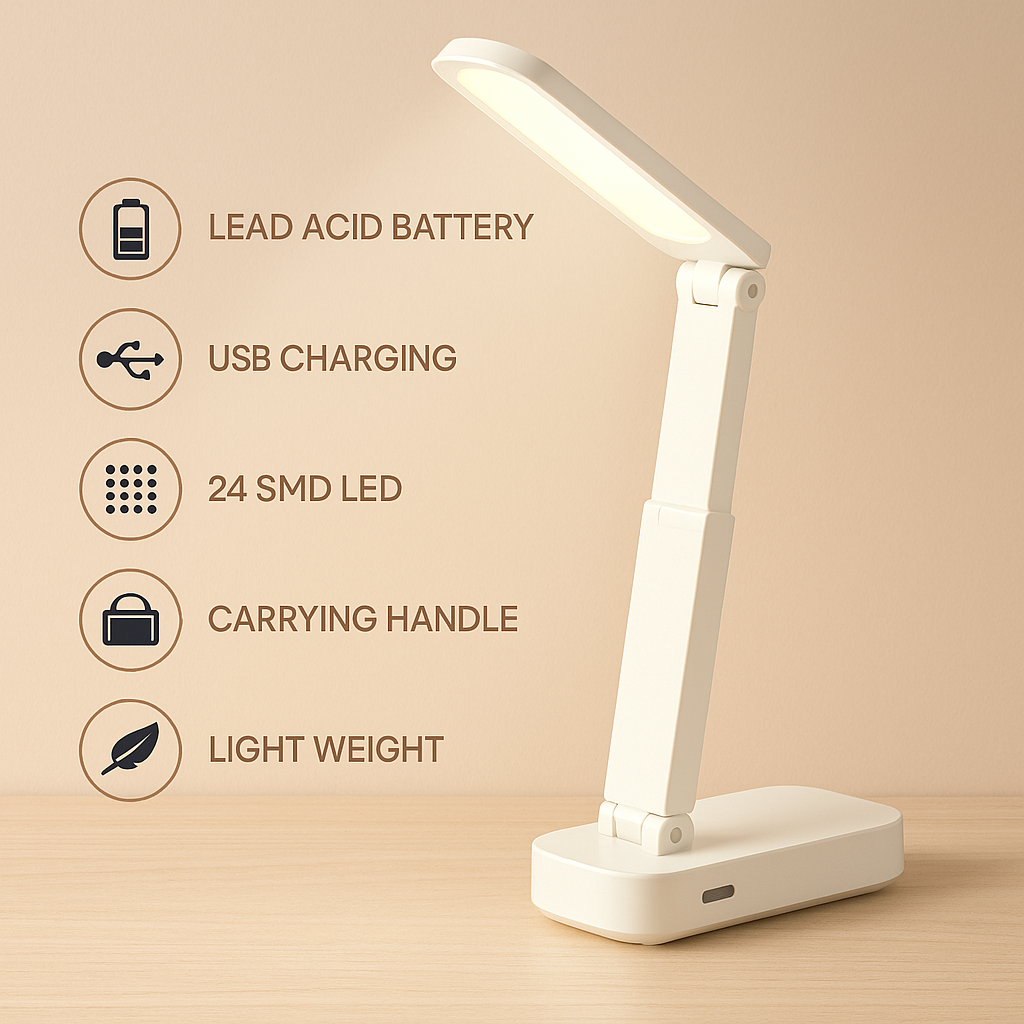 Portable LED Desk Lamp