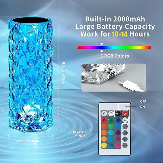 Crystal Touch LED Lamp