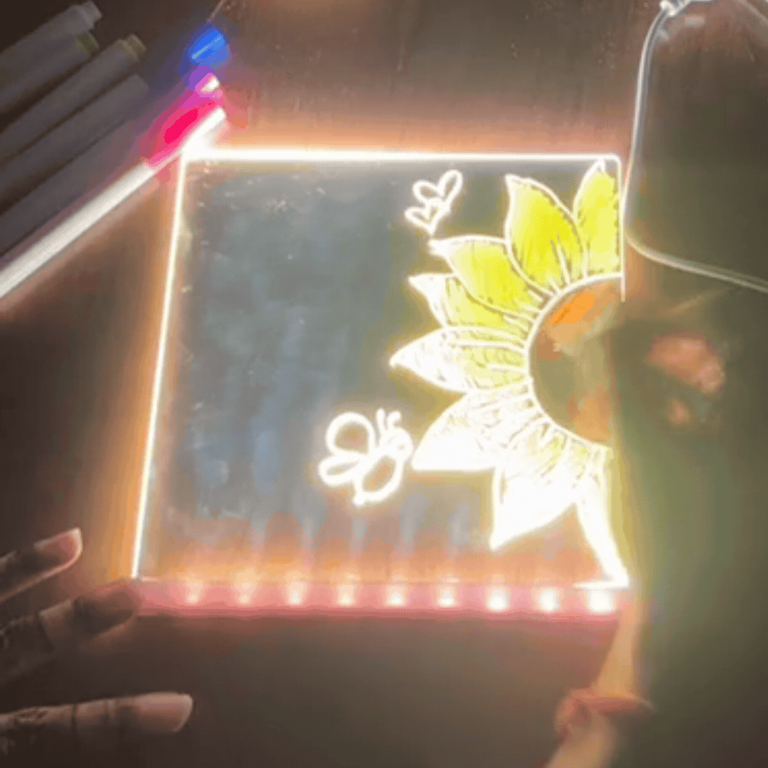 LED Glow-It Note Board